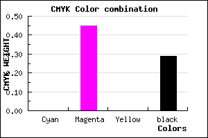 #B563B5 color CMYK mixer