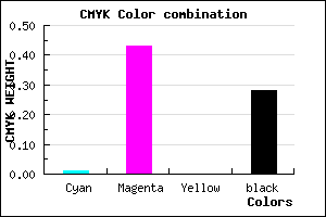 #B669B8 color CMYK mixer