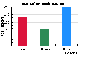 rgb background color #B66AF5 mixer