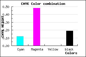 #B66CCF color CMYK mixer