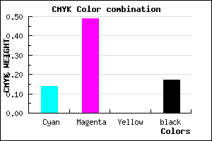 #B66CD3 color CMYK mixer