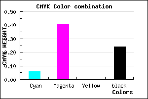 #B672C2 color CMYK mixer