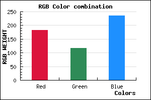 rgb background color #B674EC mixer