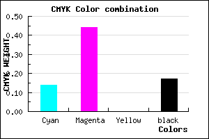 #B676D4 color CMYK mixer