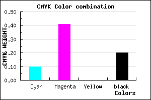 #B677CB color CMYK mixer