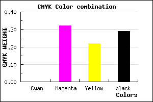 #B67C8E color CMYK mixer