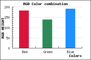 rgb background color #B68BBF mixer