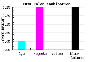 #B690C0 color CMYK mixer
