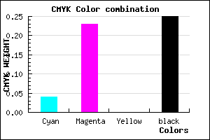 #B692BE color CMYK mixer