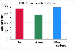 rgb background color #B692BE mixer