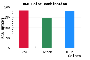 rgb background color #B694B3 mixer