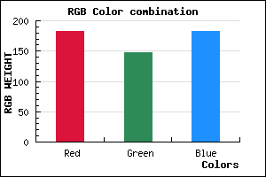 rgb background color #B694B6 mixer