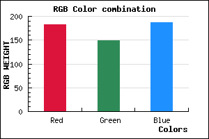 rgb background color #B695BB mixer