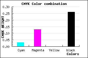 #B6A4BC color CMYK mixer