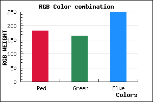 rgb background color #B6A4FA mixer