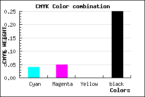 #B6B4BE color CMYK mixer