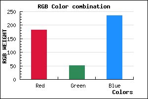 rgb background color #B633EB mixer