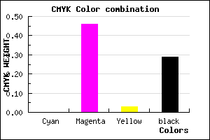 #B662B1 color CMYK mixer