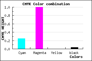 #B700F5 color CMYK mixer