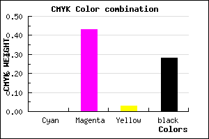 #B768B2 color CMYK mixer