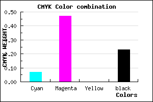 #B768C4 color CMYK mixer