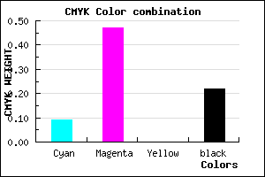 #B76AC8 color CMYK mixer