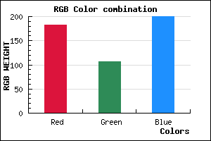 rgb background color #B76AC8 mixer