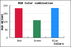 rgb background color #B76CB8 mixer