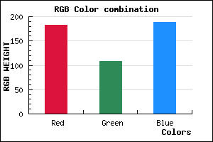 rgb background color #B76CBC mixer