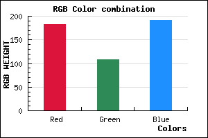 rgb background color #B76CBF mixer