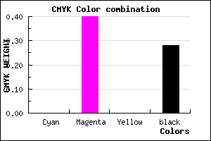 #B76DB7 color CMYK mixer