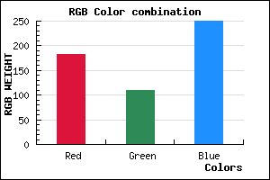 rgb background color #B76DFA mixer