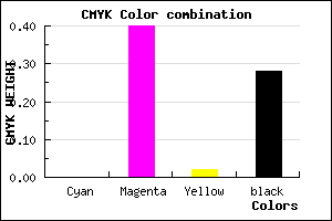 #B76EB4 color CMYK mixer