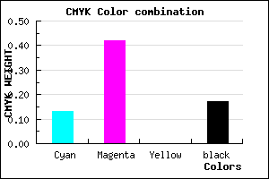 #B77BD3 color CMYK mixer