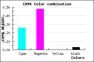 #B780F8 color CMYK mixer