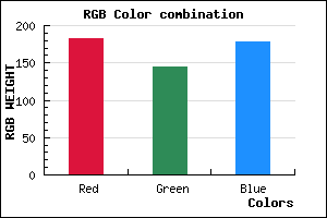 rgb background color #B790B2 mixer