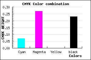#B790C5 color CMYK mixer