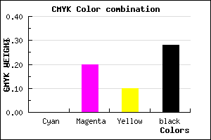 #B793A4 color CMYK mixer