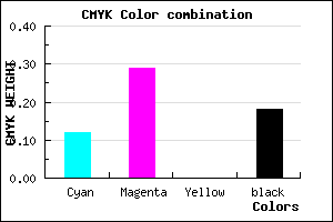 #B795D1 color CMYK mixer