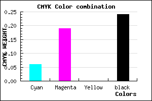 #B79DC3 color CMYK mixer