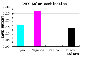 #B79FDB color CMYK mixer