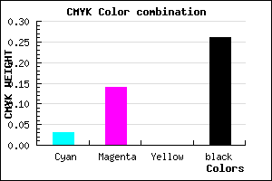 #B7A2BC color CMYK mixer