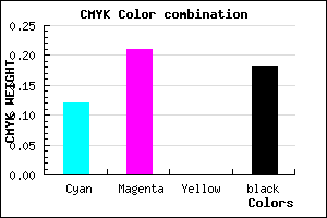 #B7A4D0 color CMYK mixer