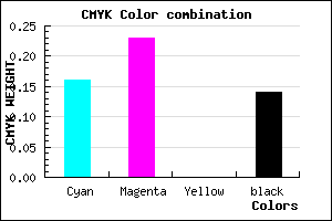 #B7A9DB color CMYK mixer
