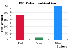 rgb background color #B712FA mixer