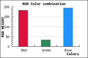 rgb background color #B722C2 mixer