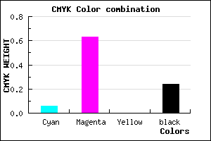 #B748C3 color CMYK mixer