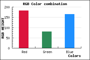 rgb background color #B750A5 mixer