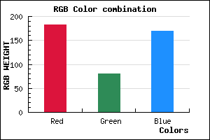rgb background color #B750AA mixer
