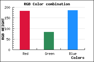rgb background color #B753B9 mixer